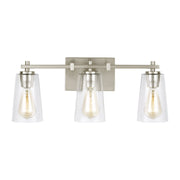 Mercer 3-Light Bath Vanity Light in Satin Nickel