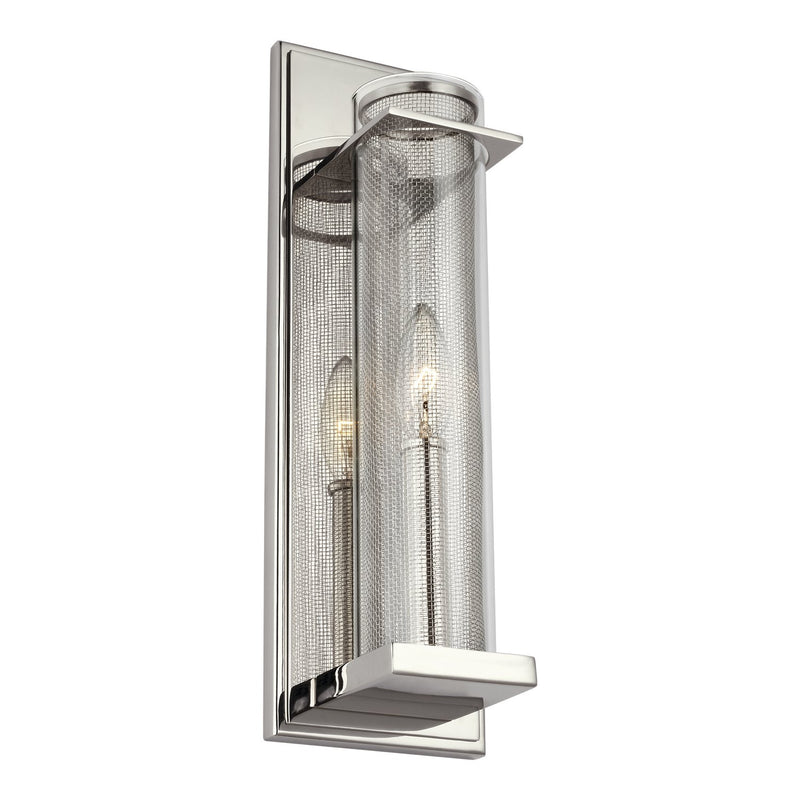 Silo Wall Sconce in Polished Nickel