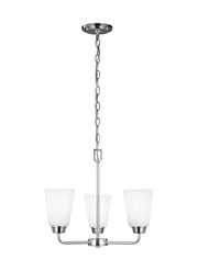 Kerrville 3-Light Chandelier in Chrome