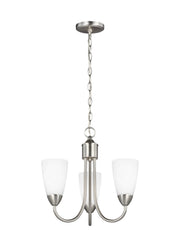 Seville 3-Light Chandelier in Brushed Nickel