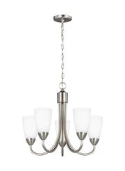 Seville 5-Light Chandelier in Brushed Nickel