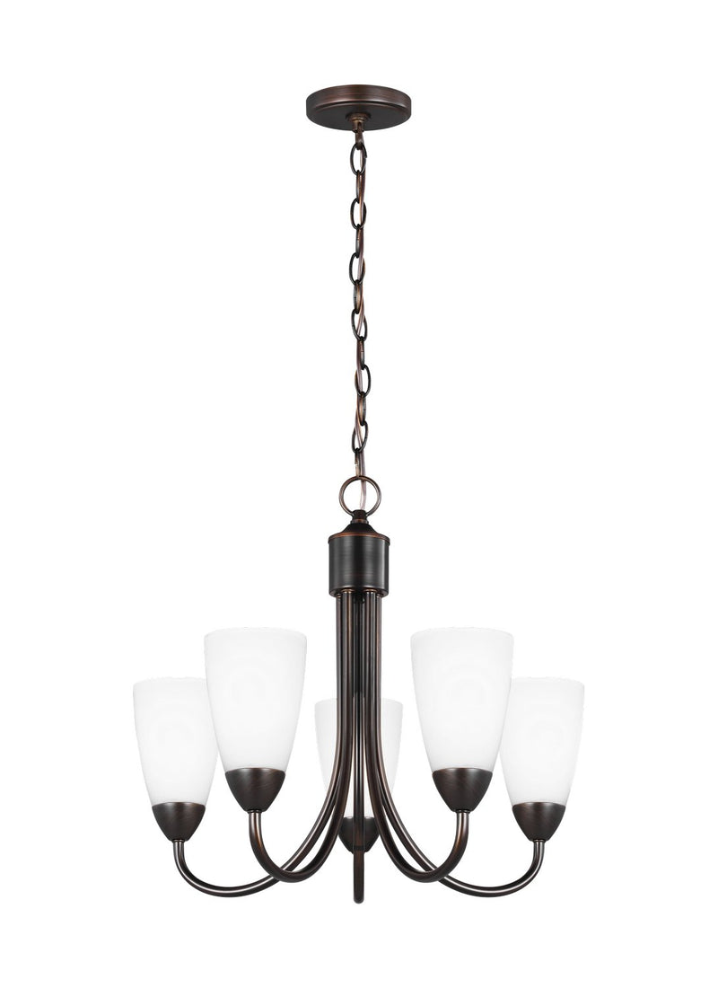 Seville 5-Light Chandelier in Bronze