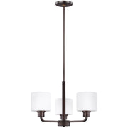 Canfield 3-Light Chandelier in Bronze