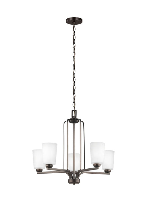 Franport 5-Light Chandelier in Bronze