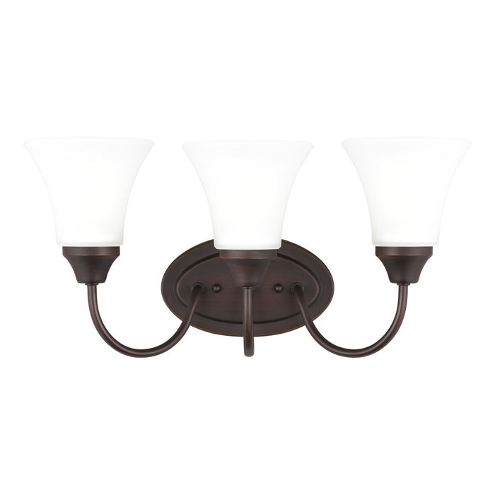 Holman Three Light Wall / Bath in Bronze