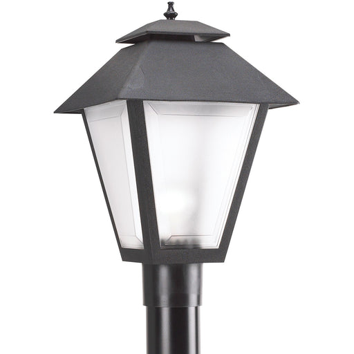 Polycarbonate Outdoor 18" Outdoor Post Light in Black