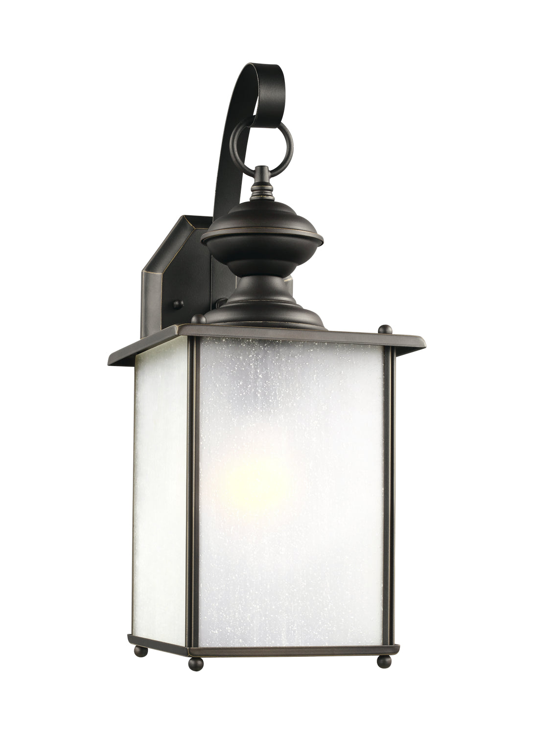 Jamestowne One Light Outdoor Wall Lantern in Antique Bronze