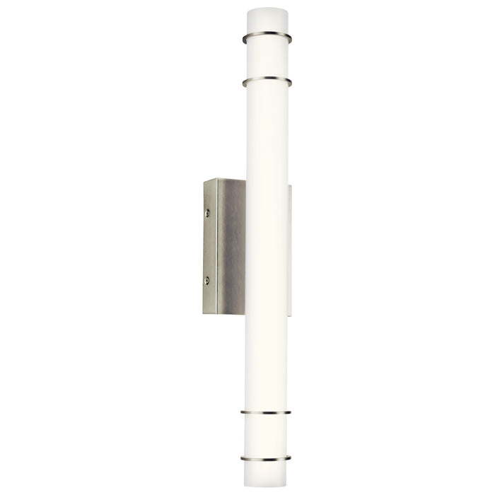Korona Linear Bath Sconce 24 Inch LED in Brushed Nickel