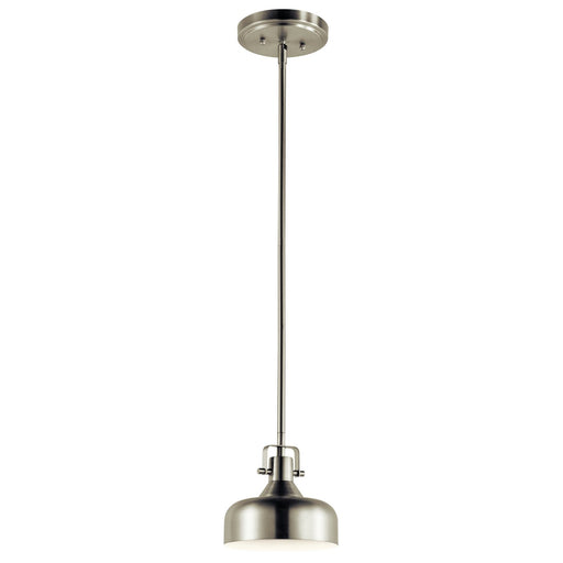 LED Dome Mini Pendant in Brushed Nickel