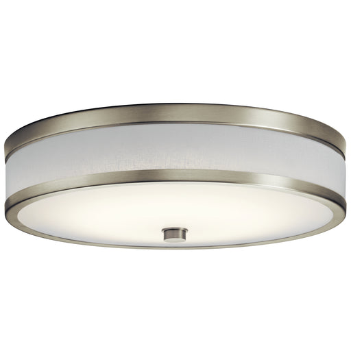 Pira Flush Mount LED in Brushed Nickel