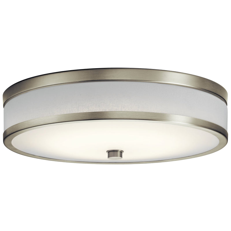Pira 15" Flush Mount in Brushed Nickel