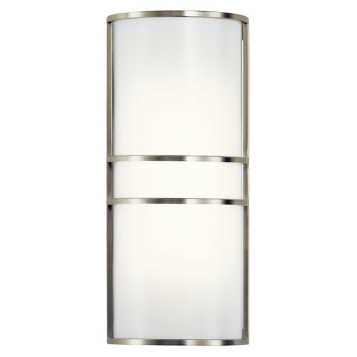 Wall Sconce 2-Light LED in Brushed Nickel