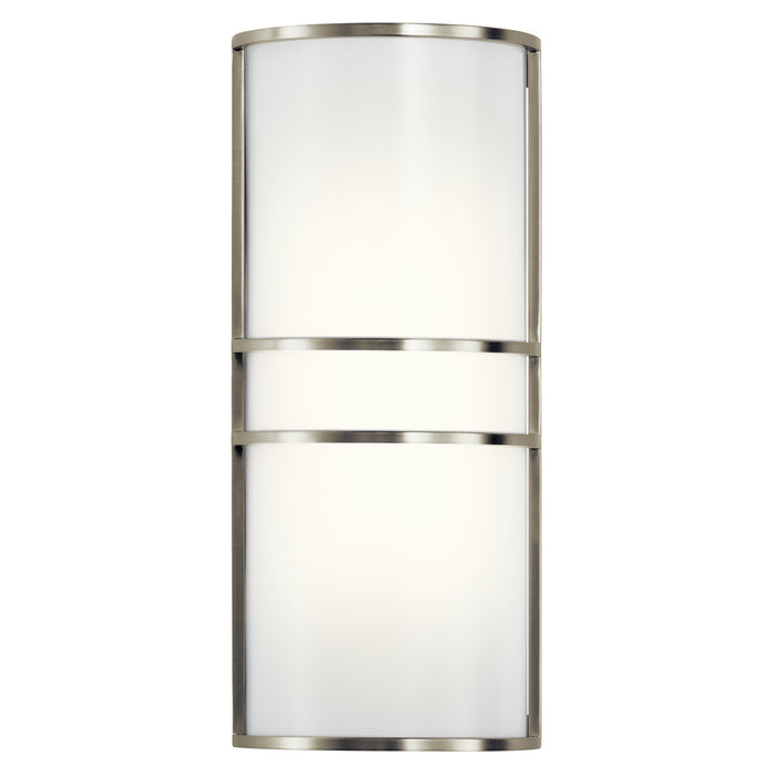 Wall Sconce 2-Light LED in Brushed Nickel