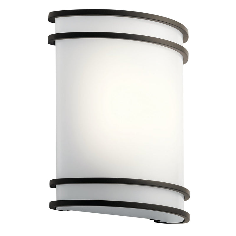 LED Half-Cylinder Wall Sconce 10.75" in Olde Bronze