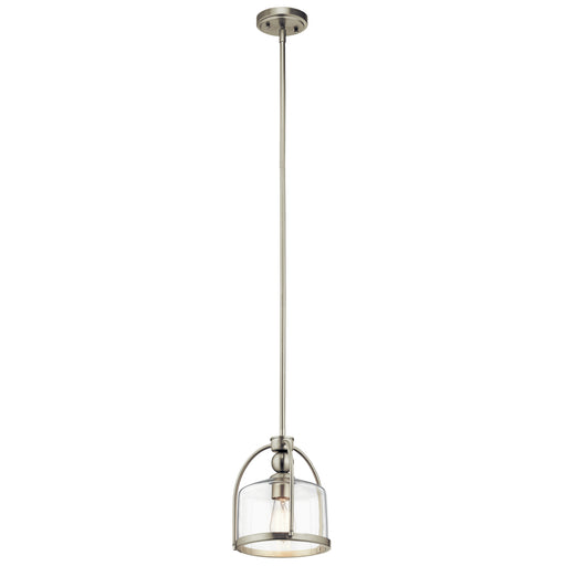 Mini Pendant 1-Light in Brushed Nickel