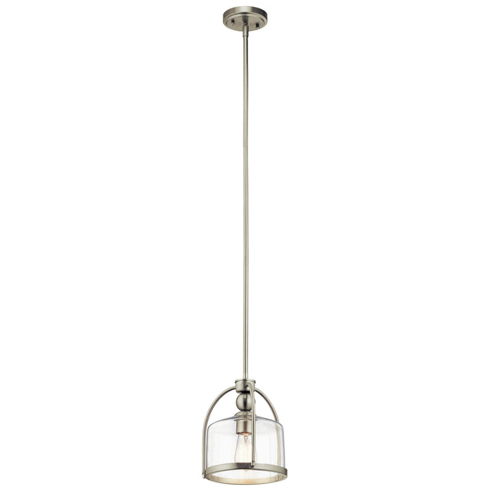 Mini Pendant 1-Light in Brushed Nickel