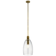Lakum Mini Pendant in Natural Brass