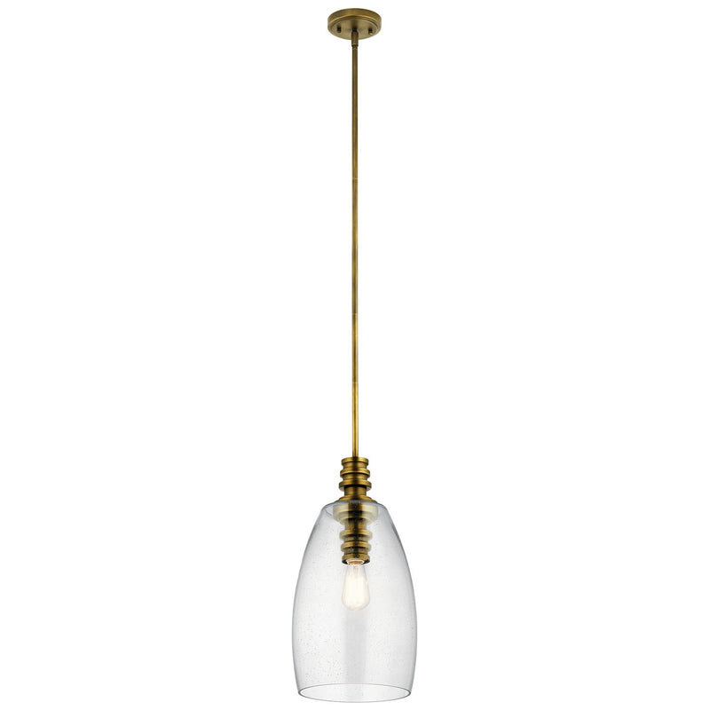 Lakum Mini Pendant in Natural Brass