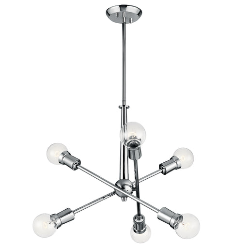 Armstrong Chandelier 6-Light in Chrome