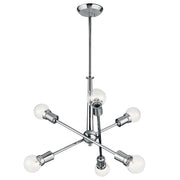 Armstrong 6-Light Chandelier in Chrome