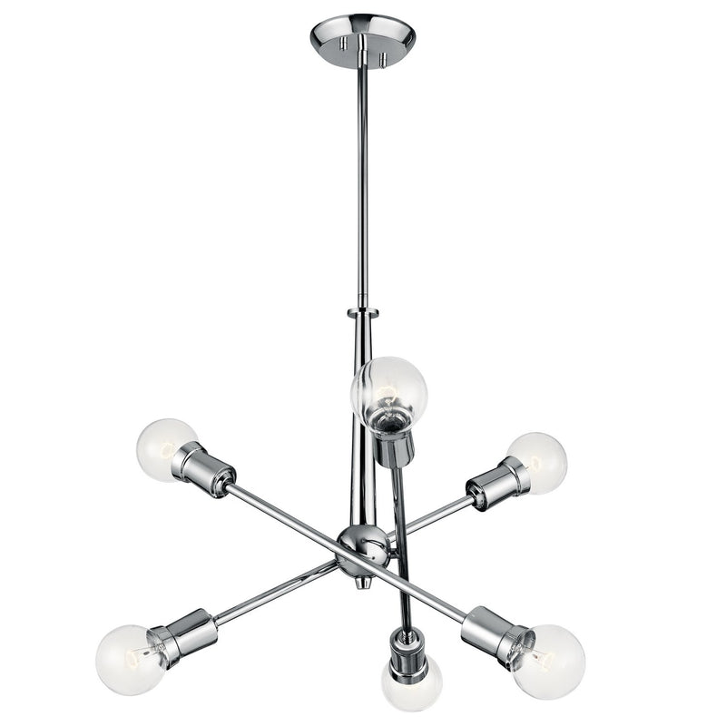 Armstrong 6-Light Chandelier in Chrome