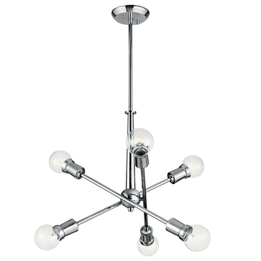Armstrong 6-Light Chandelier in Chrome