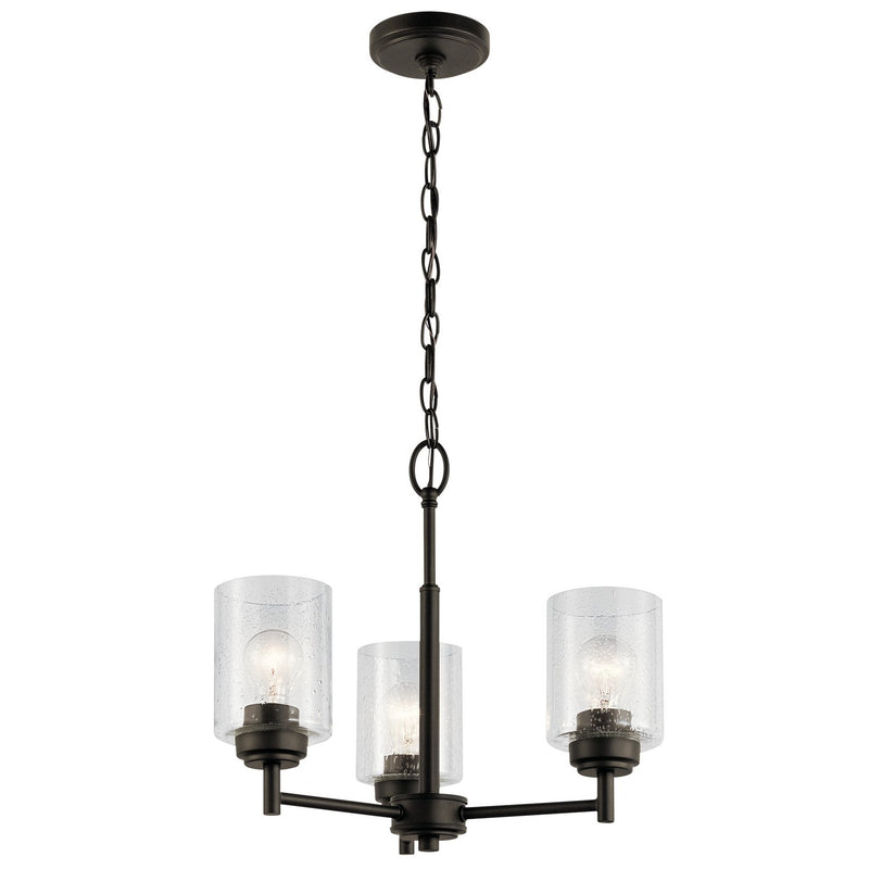 Winslow 3-Light Mini Chandelier in Olde Bronze
