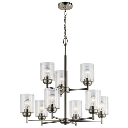 Winslow Chandelier 9-Light in Brushed Nickel