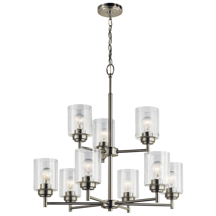 Winslow Chandelier 9-Light in Brushed Nickel