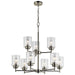 Winslow Chandelier 9-Light in Brushed Nickel