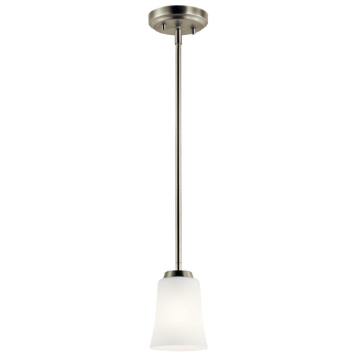 Tao Mini Pendant 1-Light in Brushed Nickel