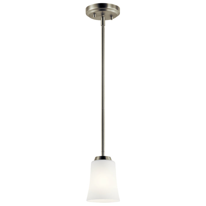 Tao Mini Pendant 1-Light in Brushed Nickel