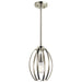 Tao Pendant 1-Light in Brushed Nickel