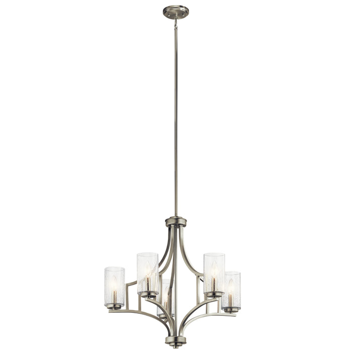 Vara Chandelier 5-Light in Brushed Nickel