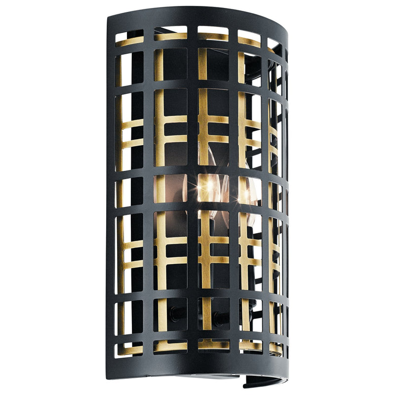 Aldergate 2-Light Wall Sconce in Black