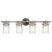 Brinley Bath Sconce 4-Light in Brushed Nickel