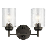 Winslow 2-Light Bath Vanity Light in Olde Bronze