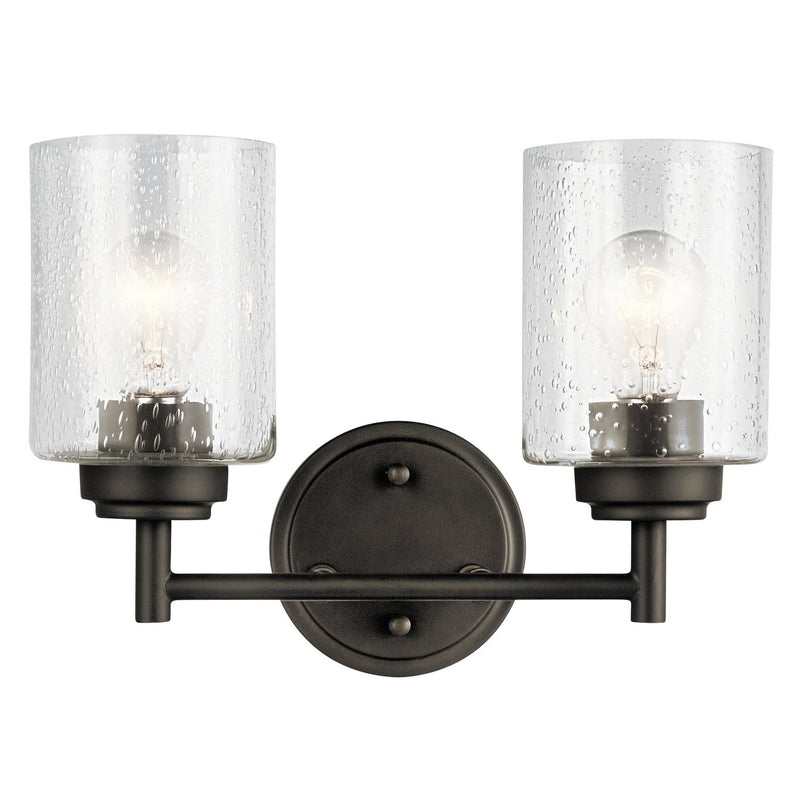 Winslow 2-Light Bath Vanity Light in Olde Bronze