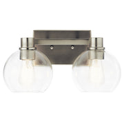 Harmony 2-Light Bath Vanity Light in Brushed Nickel