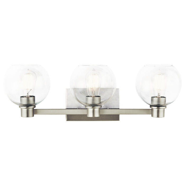 Harmony Bath Sconce 3-Light in Brushed Nickel