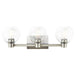Harmony Bath Sconce 3-Light in Brushed Nickel