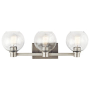 Harmony 3-Light Bath Vanity Light in Brushed Nickel