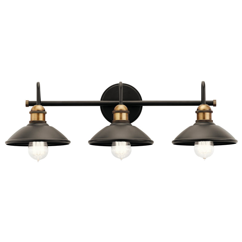 Clyde 3-Light Bath Vanity Light in Olde Bronze