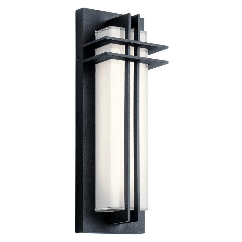 Manhattan Outdoor Wall LED in Textured Black