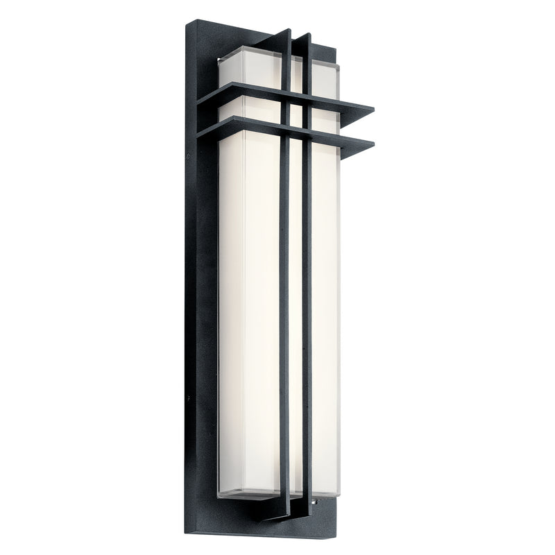 Manhattan Outdoor Wall LED in Textured Black