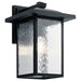 Capanna Outdoor Wall 1-Light in Textured Black