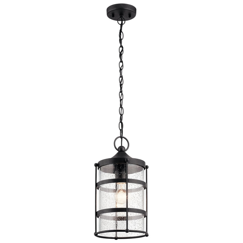 Mill Lane Outdoor Lantern Pendant in Anvil Iron