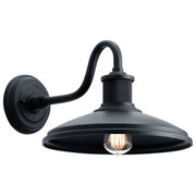 Allenbury 12" Outdoor Wall Sconce in Textured Black
