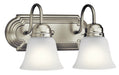Bath Sconce 2-Light in Brushed Nickel