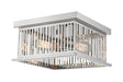 Camellia 2 Light Flush Mount in Polished Nickel
